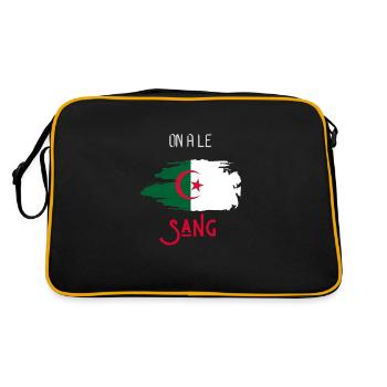 on a le sang Algérie - Sac Retro - noir/or - Dos