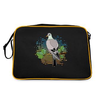 Oiseau - Sac Retro - noir/or - Dos