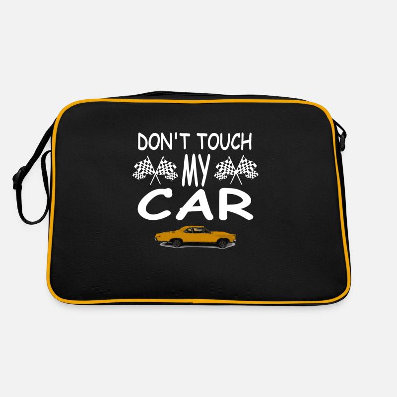 Auto - Retro Tasche - Schwarz/Gold