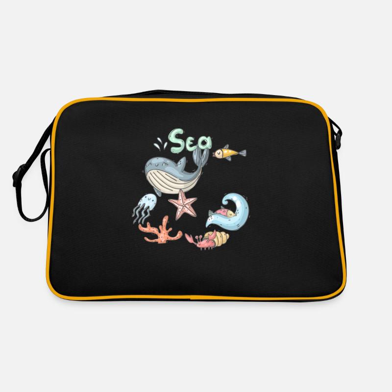 MeeresWelt Retro Tasche