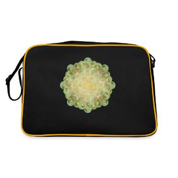 Light Nodes - Light Energy Gold Abundance - Retro Bag - black/gold - Back