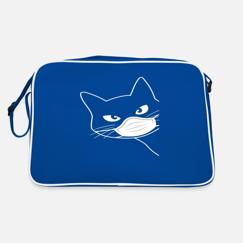 Chat mignon avec protège-dents Sac Retro