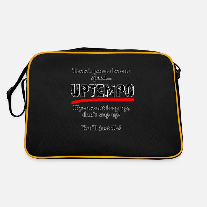 There s gonna be one speed UPTEMPO Retro Tasche