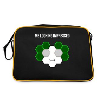 Moi qui ai l’air impressionné - Sac Retro - noir/or - Dos