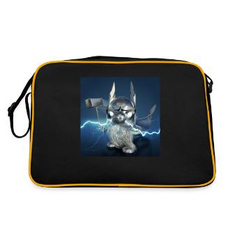 XList Silver Thor Viking God Special Edition - Retro Bag - black/gold - Back