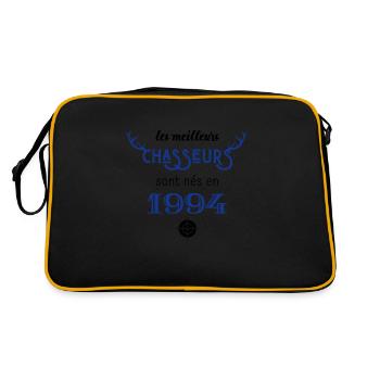 Anniversaire chasseur 1994 - Sac Retro - noir/or - Dos