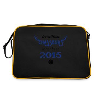 Anniversaire chasseur 2015 - Sac Retro - noir/or - Dos