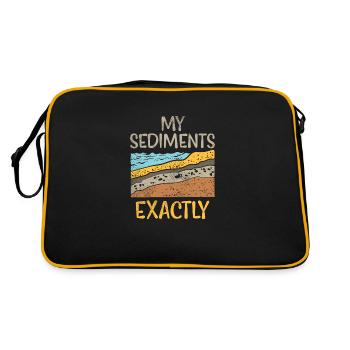 Géologue - Sac Retro - noir/or - Dos