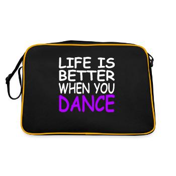 Dance - Retro Bag - black/gold - Back