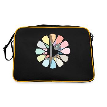Elif Vav - Retro Tasche - Schwarz/Gold - Hinten