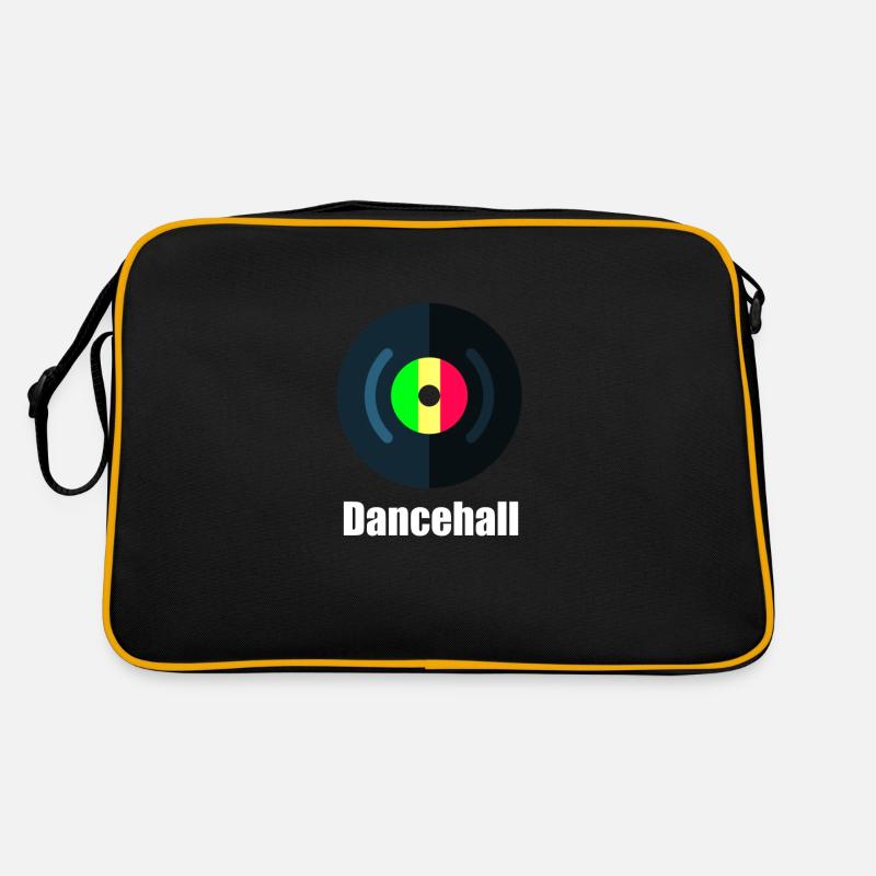 Dancehall - Retro Tasche - Schwarz/Gold
