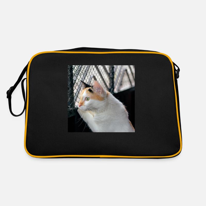 Die Katze Retro Tasche