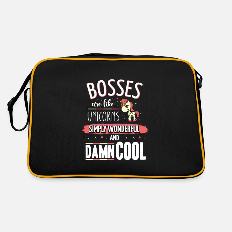 Les patrons sont comme des licornes Sac Retro