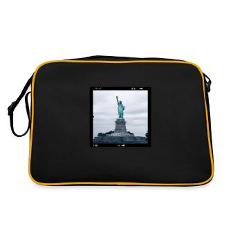 Statue - Sac Retro - noir/or - Dos