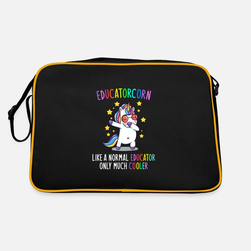 Educatorcorn comme un jardin d’enfants d’éducateur normal Sac Retro