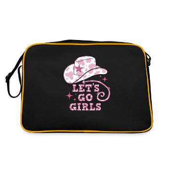 Let's Go Girls - Retro Bag - black/gold - Back