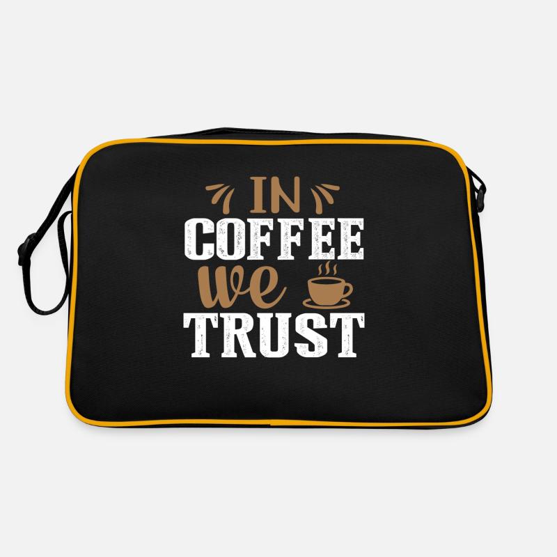 Dans le café, nous avons confiance Sac Retro