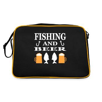 Angling - Retro Bag - black/gold - Back