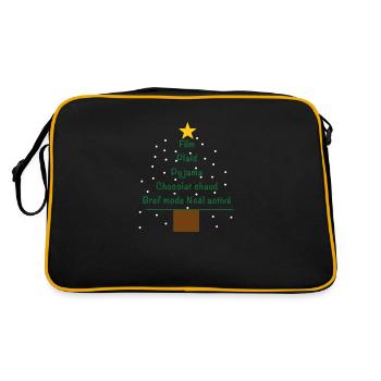 Noel christmas - Retro Bag - black/gold - Back