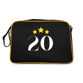 20ème anniversaire étoilé - Sac Retro - noir/or - Dos