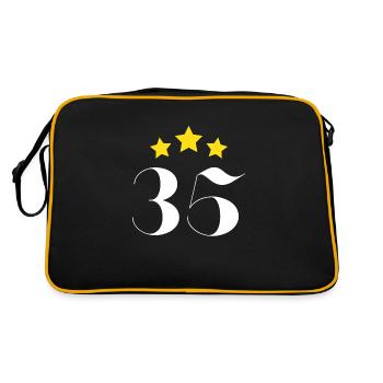 35e anniversaire étoilé - Sac Retro - noir/or - Dos