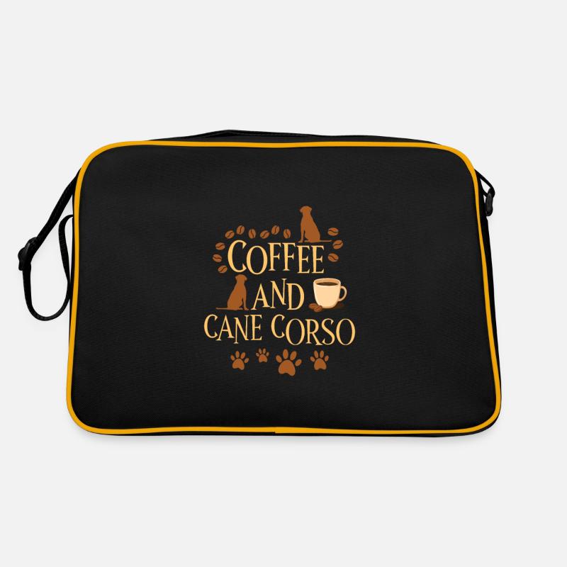 Café et Cane Corso Sac Retro
