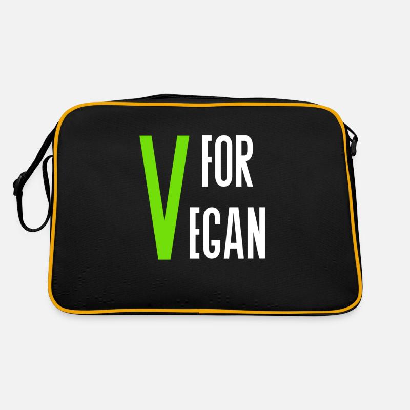 V for Vegan Sac Retro