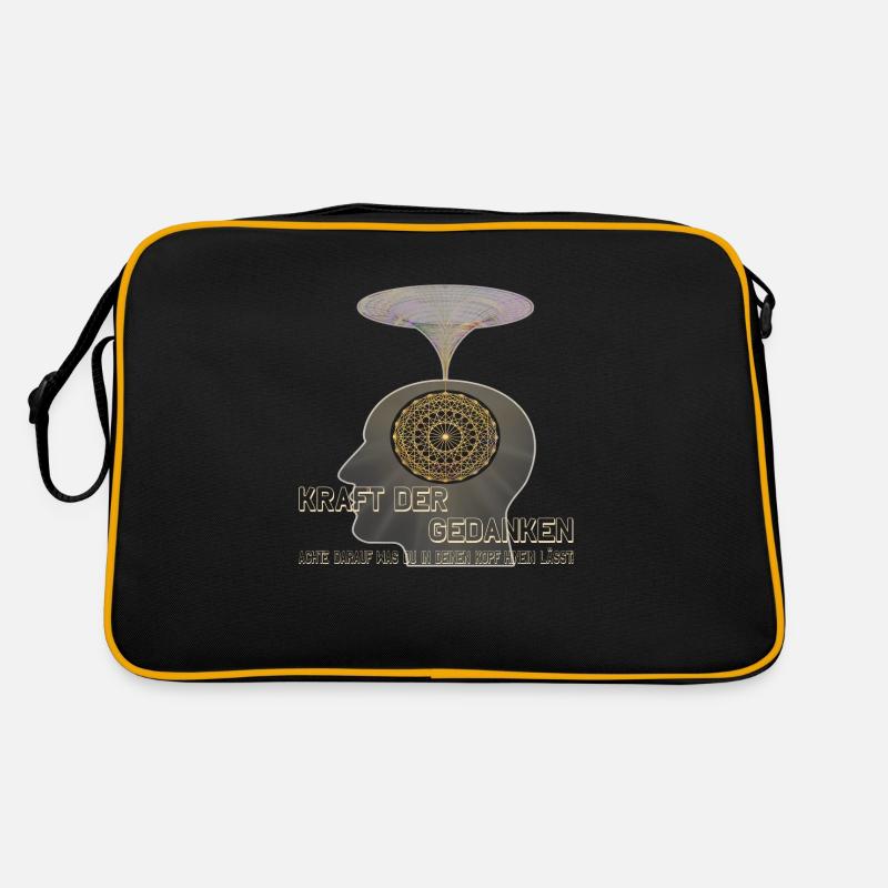 Kraft der Gedanken Retro Tasche