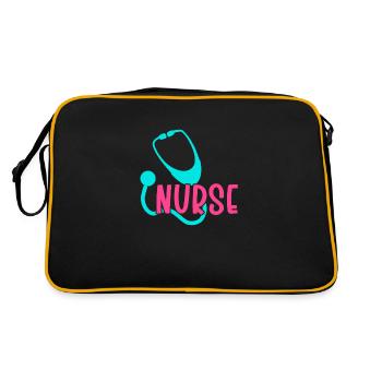 Nurse 06 01 - Retro Bag - black/gold - Back