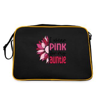 Sauvez la tante Boobies - Sac Retro - noir/or - Dos