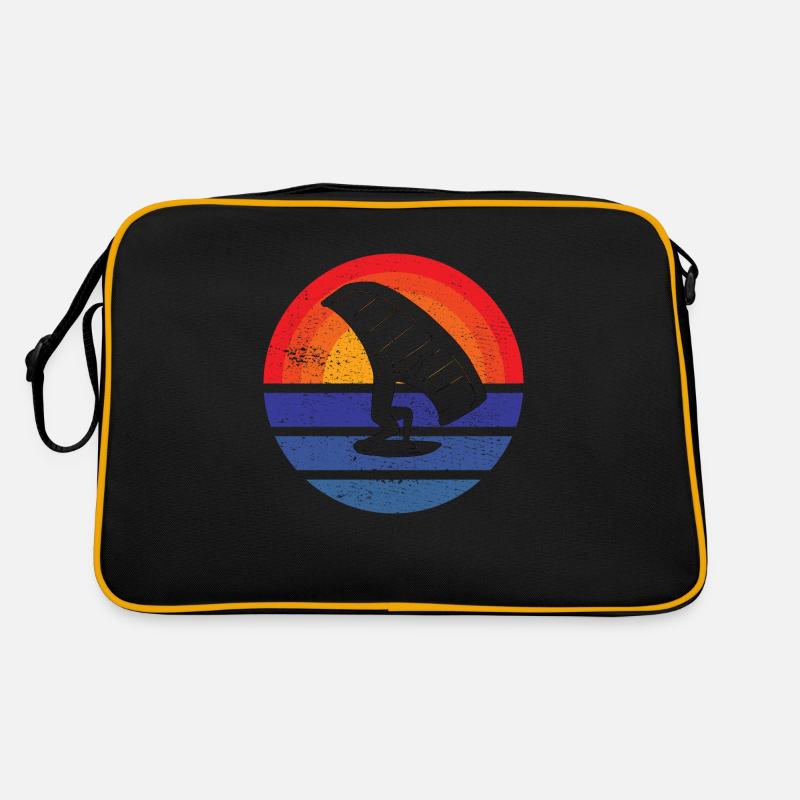 Windsurfer Surf Cadeau Kitesurfer Planche à voile Sac Retro