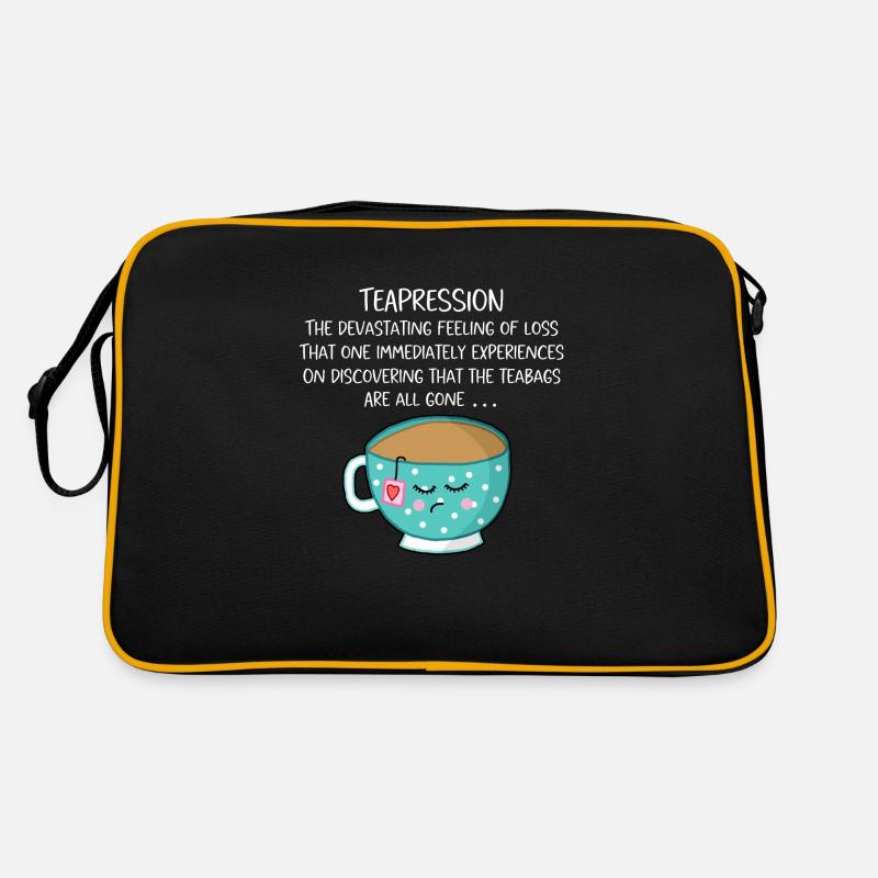Teapression - Retro Bag - black/gold