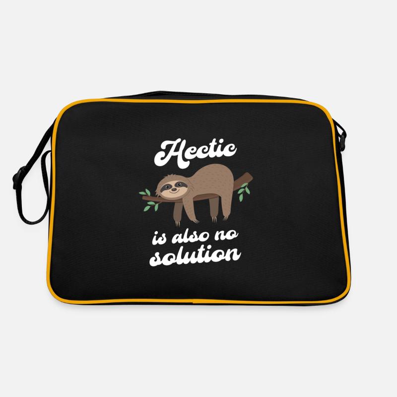 Hectic n’est pas non plus une solution Paresseux Sac Retro