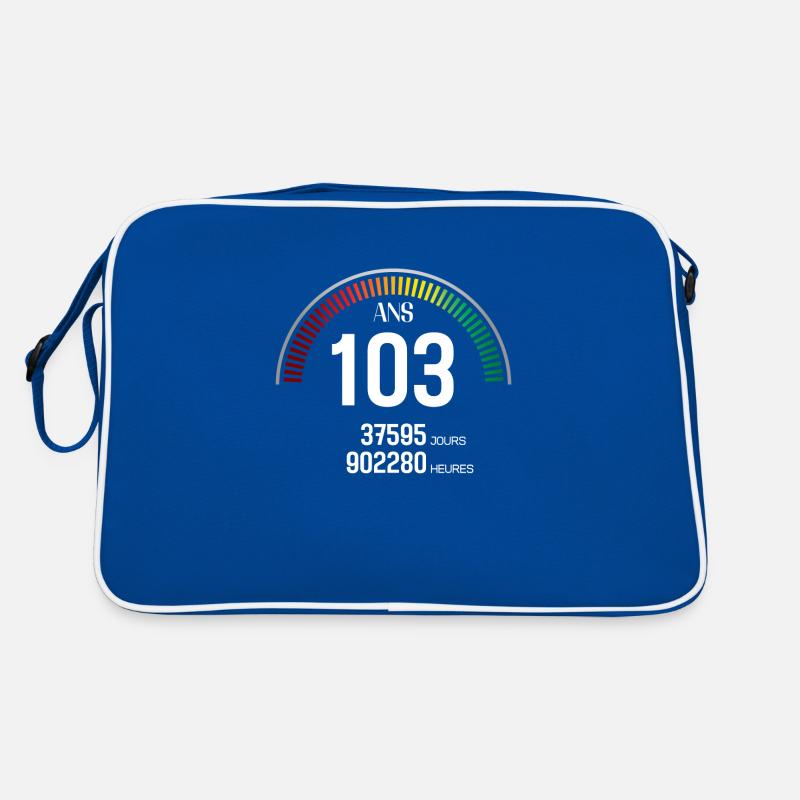 Anniversaire 103 ans Compteur Sac Retro