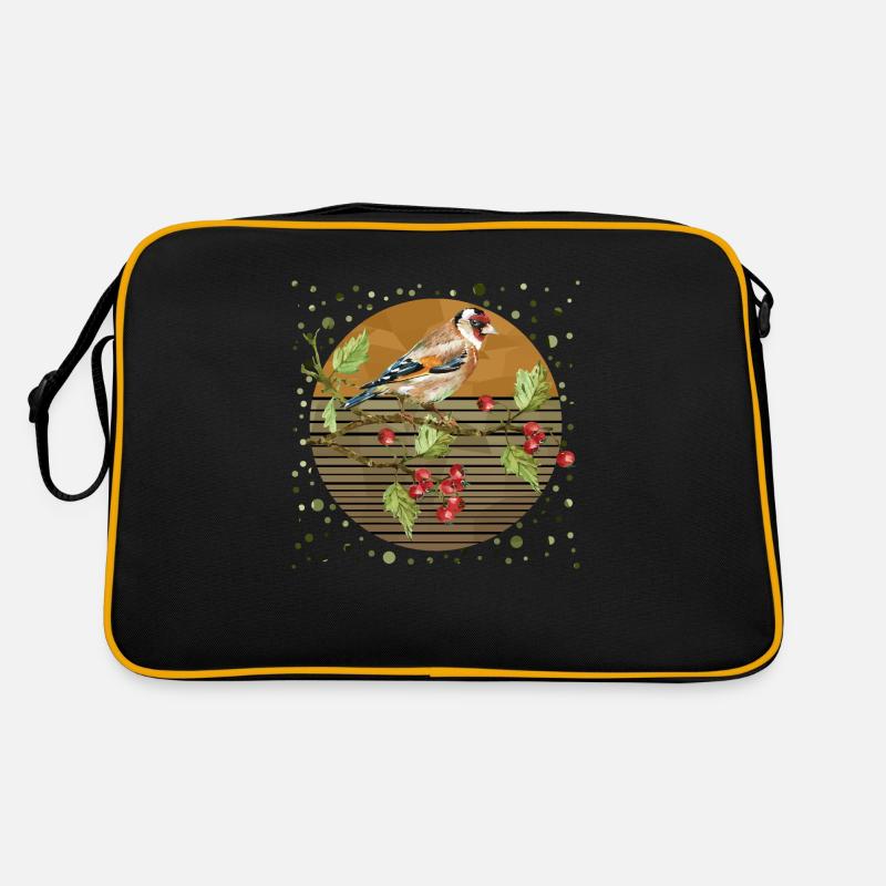 Bunter Vogel Retro Tasche