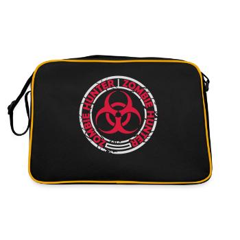 zombie hunter Halloween Quote - Retro Bag - black/gold - Back