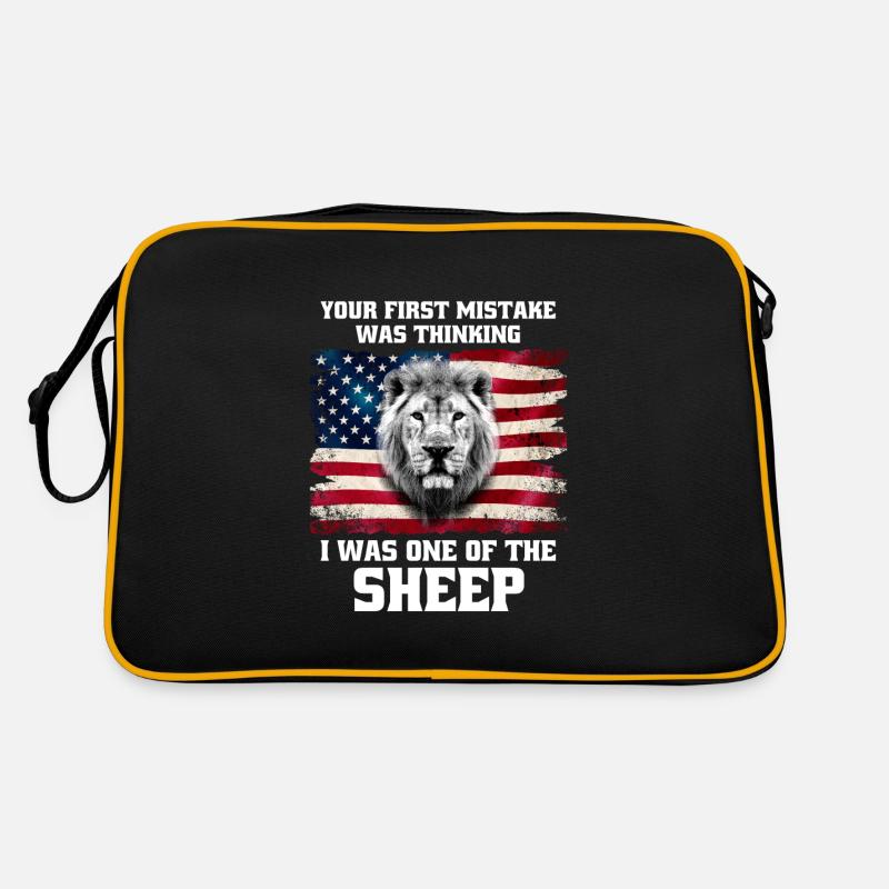Your first mistake was thinking i am a sheep Retro Tasche