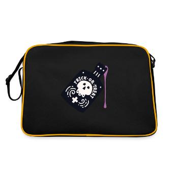 Purple mystery potion - Retro Bag - black/gold - Back
