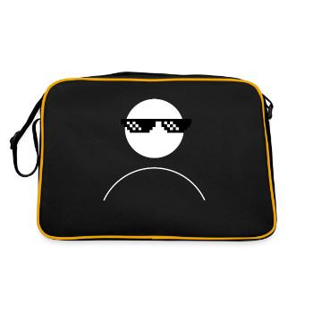 Attitude - Sac Retro - noir/or - Dos