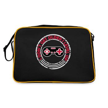 get older level up - Retro Bag - black/gold - Back