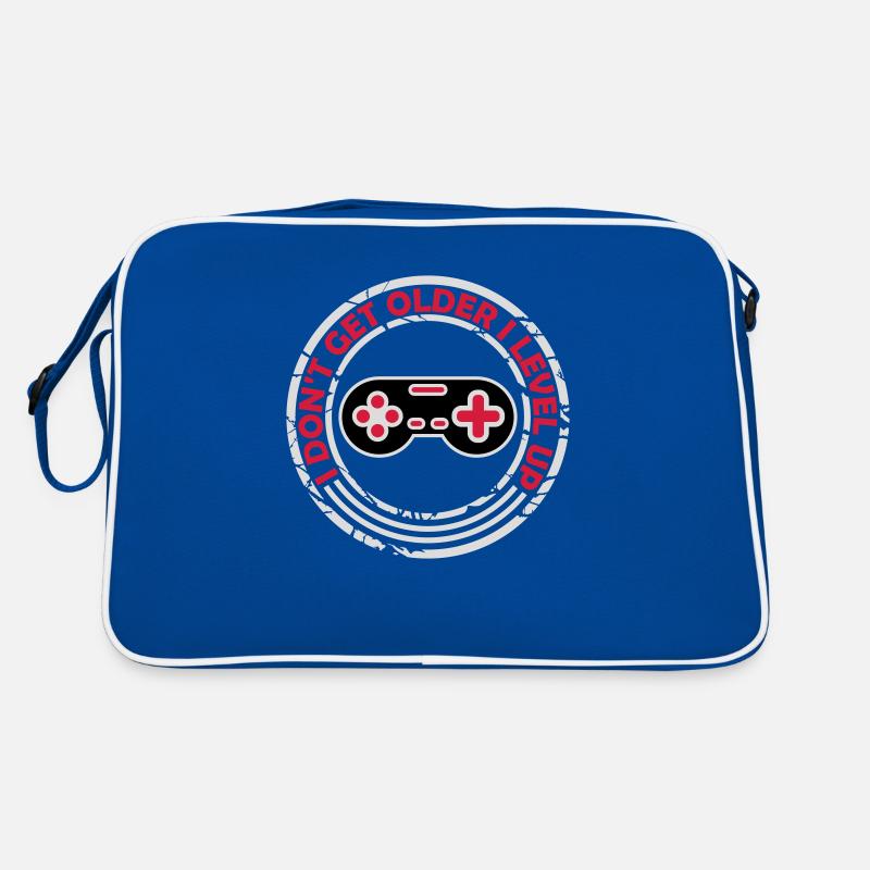 get older level up Retro Tasche