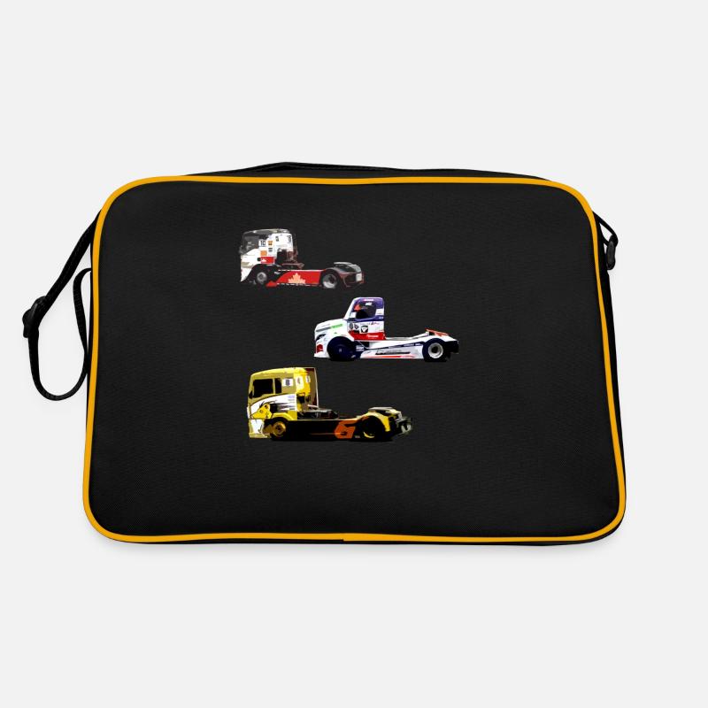 pack autocollants camions de course Sac Retro