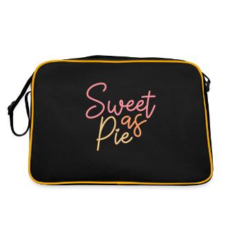 Thanksgiving Sweet as Pie - Retro Bag - black/gold - Back
