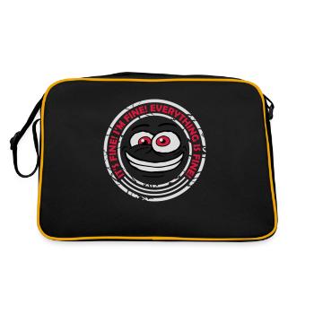 Tout va bien devis - Sac Retro - noir/or - Dos