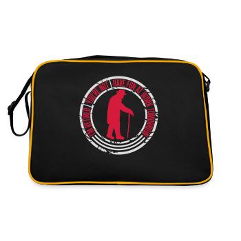 have fun at work - Retro Bag - black/gold - Back