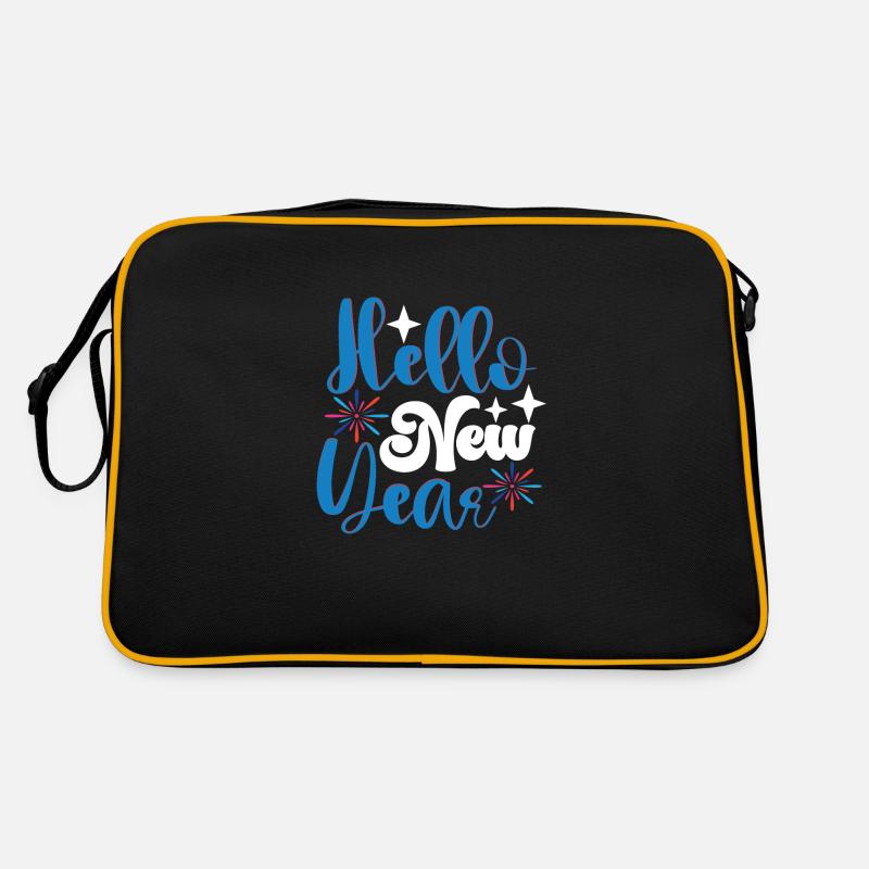 Hello New Year Retro Tasche