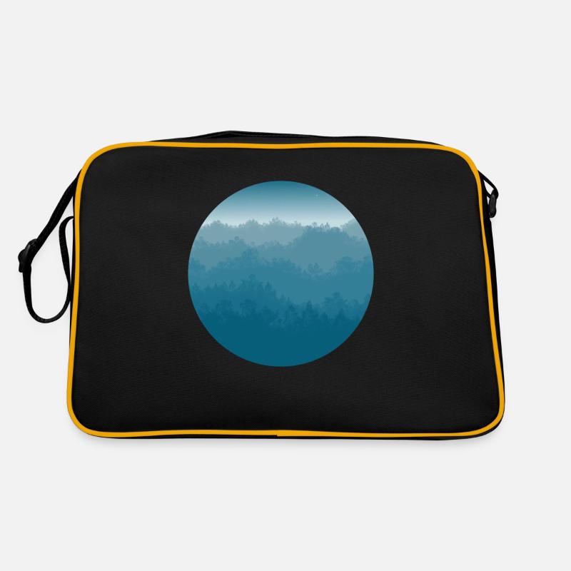 Paysage en bleu Sac Retro