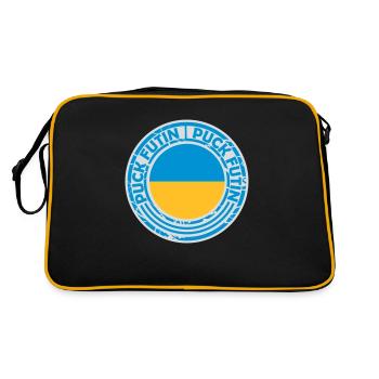 Conception du logo Puck Futin - Sac Retro - noir/or - Dos