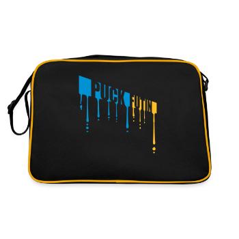 Conception du logo Puck Futin - Sac Retro - noir/or - Dos