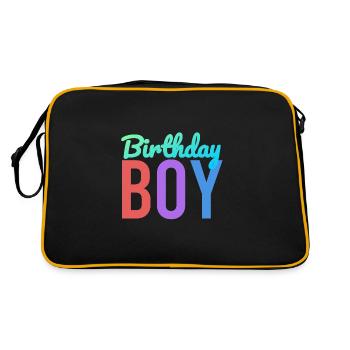 Birthday boy - Retro Bag - black/gold - Back